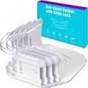 Bed Sheet Holders for Corners, Bed Sheet Grippers, 4Pcs Fitted Sheet Holder Keep Sheets Firm & Tight, Bed Sheet Straps, Lock Sheet Holders, Bed Sheet Clips Fit Sheet Mattres Easy Install