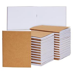 Paper Junkie 20 Pack Small Blank Notebooks for Kids Bulk - Kraft Paper Journals Bulk for Students, Sketching Drawing, Writing (4.3 x 5.6 In Journaling Notebooks)