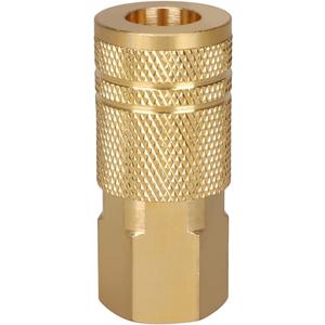 WYNNsky Industrial Air Coupler, 1/4 Inch Body Size, 3/8 Inch NPT Female Threads Size, Brass Air Hose Fittings