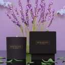 Benevolence LA Lavender, Mint & Sage Scented Candle | Soy Christmas Candles, Black Candle for Home | Holiday Candles Gifts for Women and Men | Home Fragrance | Aromatherapy| 8oz, 45 Hour Burn