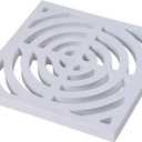 Oatey 42753 Full Top Grate, White