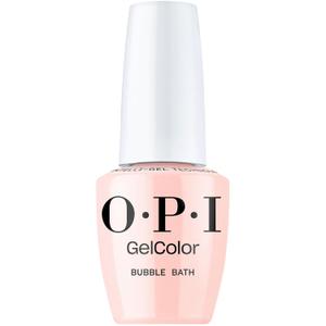 OPI GelColor LED Cure Gel Nail Polish | Nude & Brown Shades | Salon-Quality Shine, Long-Lasting Wear | Easily Soak Off Removal | Vegan & HEMA Free | 0.5 Fl Oz (Bubble Bath | Sheer Nude Pink)