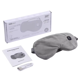 Electric Steam Heated Eye Mask, Cordless Heating Compress for Dry Eyes, Portable Warm Sleep Mask, Relieves Eye Fatigue
