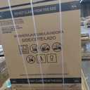 GE 5.0 cu.ft. Smart Front Load Washer in solid black color with Steam, UltraFresh Vent System, and Microban Technology