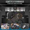 Center Console Vault for 2023 2024 2025 Chevy Silverado 1500/ GMC Sierra 1500 2500 3500 HD, Hidden Console Safe with Digital Lock, Durable Carbon Steel Console Safe Organizer Lock Box