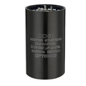 Upgraded Version 216-240uF 10% 330VAC Round Start/Run Capacitor | Enhanced Replacement for CPT1881 / CPT00429 | Improved Stability for AC Compressor & Heat Pump Units (2.55Inches)