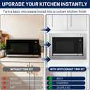 GMTK3068AF 30-inch Stainless Steel Microwave Trim Kit
For 2.2 cu. ft Built in Microwave Oven, Compatible with Frigidaire Gallery Series GMBS3068AF