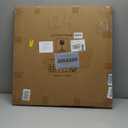 24x24 Picture Frame Black, High End Metal 24 x 24 Large Square Poster Frame Matted to 20 x 20 in Photo, 24by24 Thin Black Frames with Mat 20x20 inch Print, Tempered Glass, Wall Kit, Set of 1