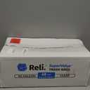 Reli. 95 Trash Bags Heavy Duty | 68 Trash Bags | Super Sizeable for Serious Garbage Cleanup (Clear)