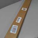 LazBlinds No Drill Zebra Blinds for Windows 33.5" W x 72" H, White