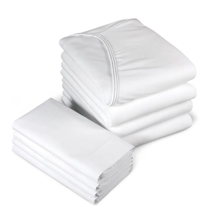 Personal Touch Hospital Bed Sheets - Premium Fitted Contour Hospital Sheet - White Bed Sheets Great for Hotel, Hospital, and Home - Soft and Cool Machine Washable Hospital Bedsheets - 1 Unit (White)