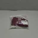 SUUKSESS Women 2 Piece Open Back Sports Bra Pack Strappy Workout Gym Yoga Crops (X-Small, #1 Pack (Red & White))