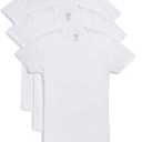 2(X)IST Mens Essential Cotton Slim Fit Deep V-Neck T-Shirt 3-Pack (Small)