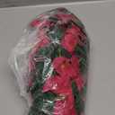 Faux Bougainvillea Artificial Flowers Plants for Outdoors Outside Decoration, 2 PCS Fake Flowers Silk Long Trailing Vines UV Resistant Realistic for Front Door Porch Planter Urn Patio Balcony Hot Pink