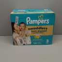 Pampers Swaddlers Diapers, Size 3 (13-26 lbs), 136 Count, Absorbent, Keeps Baby Dry and Comfortable, Skin Safe Disposable Baby Diaper
