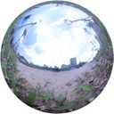 Durable Stainless Steel Gazing Balls Hollow Mirror Globe Floating Reflective Ball Polished Shiny Sphere for Home Garden Pond Outdoor Swimming Pool Decoration (8 Inch)