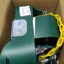 High Back Full Bucket Toddler Swing Seat with 3- Point Adjustable Safety Harness, 66 inch Detachable Chain,Suitable for Babies Aged 6-24 Months，Baby Swing for Swingset (Green)