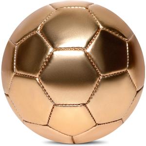 DLUGOPIS Golden Mini Soccer Ball Size 2 Toddler Soccer Ball Kids Soccer Ball Age 3-8 for Trophy Boys Girls Outdoor Grass Yard Toys Sport Gift