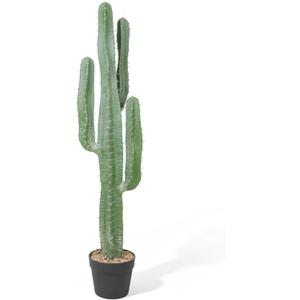 Artificial Cactus 39 INCH Tall Fake Cactus Plants Faux Cacti Saguaro with Planter for Indoor Outdoor Home Office Shop Garden Decoration