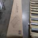 Dolonm Full Size Bed with 2 Drawers and Storage Shelves, Pine Wood Platform Bed Frame, Space Saving Bed, No Box Spring Needed, Platform Bed for Kids Bedroom, Dorm, No Spring Needed Required, Grey