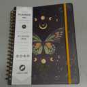 2026 Planner 8.5 x 11, Large Weekly and Monthly Planners with Tabs, A4 Spiral Bound Daily Calendar 2026 Planner, 12 Month Agenda Organizers from Jan. to Dec.(Green Butterfly)