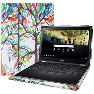 2 Pcs Alapmk Protective Cover Case for HP Pro x360 Fortis 11 G10/Pro x360 Fortis 11 G11/Pro Fortis x360 G11/ProBook X360 Fortis 11 G10/ProBook X360 Fortis 11 G9 11.6" Laptop, Love Tree