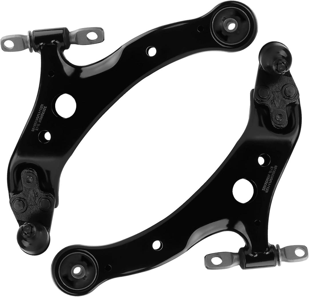 2pc Front Lower Control Arms Passenger Driver Side w/Ball Joints Fit for 2013-2018 Lexus ES300h 2007-2018 ES350 2005-2018 Toyota Avalon 2007-2017 Camry Assembly K621476 MS86182 K621477 MS86181