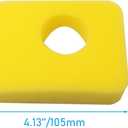 8PCS 799579 Air Filter Foam Filter Yellow 10x8.2cm Filter Cotton Compatible with many lawn mower models For Engine Mower Accessories