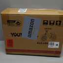 Youthkkee 12 Inch Toddler Balance Bike for 1-3 Year Olds, No-Pedal Bike with Tool-Free Adjustable Seat, Quick Assembly, Gift for 1-3 Year Old Boys & Girls with Customizable Plate (KC, Blue)