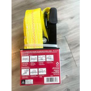 27 ft x 2 in Heavy Duty Ratchet Tie-Down, 3333 lb Working Load