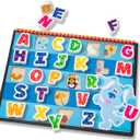Melissa & Doug Blue's Clues & You! Wooden Chunky Puzzle - Alphabet (26 Pieces), Multi