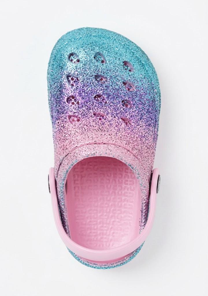 Capelli New York Toddler Girls Ombré Glitter Clogs, Size US 6