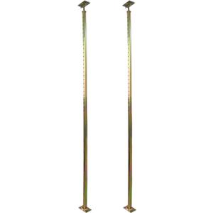 2 Pack 59" - 100" Adjustable House Floor Wall Jack Post Pole Rod Fit for Leveling Framing Basement Crawlspace Beam Roof Stair Ceiling