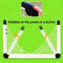 Soccer Goal, Small Foldable Goal for Kids, Kids Goals for The Backyard/Indoor/Outdoor, Mini Soccer Toys Gifts for Children