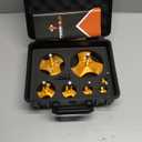 THORVALD PVC Pipe Reamer TriForce - 7 Sizes with Tungsten Carbide Blades - Video Tutorial + User Guide - 3 Blades PVC Fitting Saver for Plumbing - Tool Sizes: 1/2" ; 3/4 ; 1 ; 1-1/2 ; 2 ; 3 ; 4