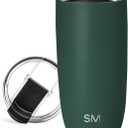 Simple Modern Travel Coffee Mug Tumbler with Flip Lid | Reusable Insulated Stainless Steel Cold Brew Iced Coffee Cup Thermos | Gifts for Women Men Him Her | Voyager Collection | 16oz | Forest