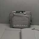 LIBZAKI Oversize 4 in 1 Car Trunk Storage Organizer, Multi Compartment Collapsible Trunk Storage Box with Cooler Bag for Car Truck SUV-Gray