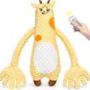 Baby Soothers Toys, Plush Giraffe Toy for Kids, Soft Stuffed Animal Doll with Interactive Features, Fun Companion Toy for Home, Travel and Gift (Yellow)