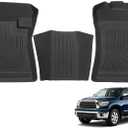 Custom Fit Floor Mats for Toyota Tundra 2004-2006, All Weather TPE Floor Liners, Odorless Full Set Interior Accessories