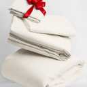 Mellanni Twin XL Sheets Set - 3 PC Iconic Collection Bedding - Hotel Luxury, Extra Soft, Cooling Bed Sheets - Wrinkle, Fade, Stain Resistant (Twin Extra Long, Golden Ivory)