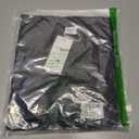 XIEERDUO 3/4 Length Sleeve Tops for Women 2025 Crewneck Casual Pleated Tunic Tops Loose Fit Shirts Blouses (Black)