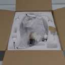 LEDIARY Ceiling Fans with Lights and Remote, 24'' Low Profile Ceiling Fan with Light, 3000-6000K Dimmable Fandelier LED Fan Light, 6 Wind Speeds, White Modern Flush Mount Ceiling Fan for Bedroom, White 