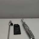 Cymbal Stand with Drum Sticks Holder, Adjust high Boom and Straight Combo,Double Braced Legs with Rubber Feet Ride and Crash cymbal stands