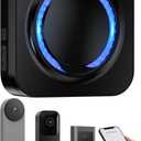 Wireless Doorbell Chime Extender for Ring Blink Google Nest, Wi-Fi Smart Doorbell Booster with No Wiring Required & No Range Limits, Compatible with Alexa App-Connected, 5 Volumes 58 Chimes (Black)