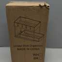 DEKAVA Under Sink Organizer 2 Pack, Bathroom Cabinet Organizer, 2 Tier Sliding Cabinet Basket Organizer Drawer, Multi-Purpose Bath Collection Baskets for Bathroom (Black)