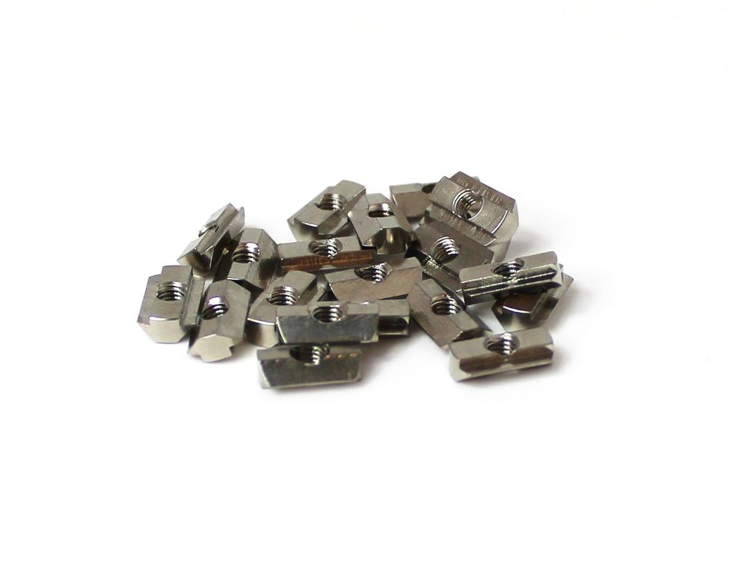 25 Pieces T-Slot Nuts inc Screws (MakerBeam is 10x10mm in Diameter).
