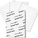 Springhill White Cardstock Paper, 110lb Index, 199gsm, 8.5 x 11 card stock, 1 Ream / 250 Sheets - Heavy Cardstock with Smooth Finish (015300R)