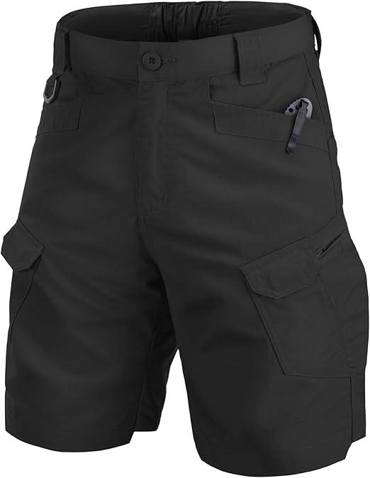 Jessie Kidden Mens Tactical Stretch Outdoor Cargo Shorts Wear Resistant Rip Stop Work Hiking Fishing Shorts Size L