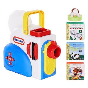 Little Tikes Story Dream Machine Starter Set, Storytime, Books, Little Golden Book, Audio Play, The Poky Little Puppy Character, Nightlight, Toy Gift for Toddlers and Kids Girls Boys Ages 3+
