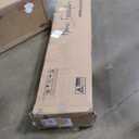 Redkey Modern TV Stand with Mount - TV Console with 2AC Outlets - Television Stands with RGB Led Light for 75 Inch TVs - Double Cabinet - 40Adjustable Amplitude - Black